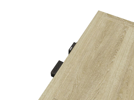 Adeline - 3 Drawers Nightstand With USB & LED Light - Natural Wood Wash
