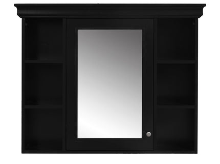 Bathroom Vanity With Medicine Cabinet, Storage Cabinet With 4 Drawers, Adjustable Shelf Mirror
