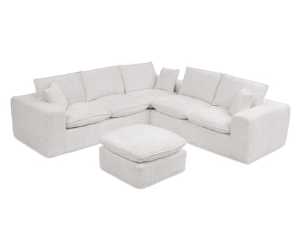 Sectional Sofa With Moveable Ottoman