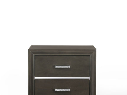 Carine II - Nightstand - Gray