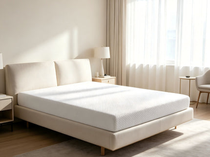 5" Medium Firm Memory Foam Mattress - White - Twin Size