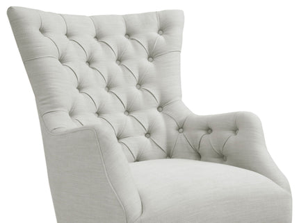Hannah - Button Tufted Wing Chair