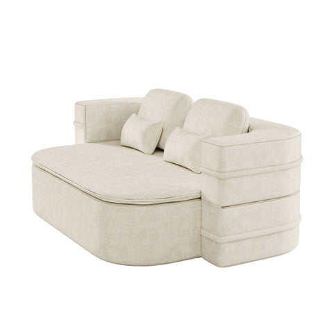 2 In 1 Foldable Sofa Bed With Multi Functional Blanket, Floor Lounge Sofa