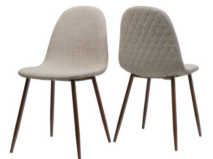 Elegant Dining Chair Set With Fabric