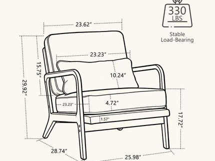 Upholstered Living Room Chair