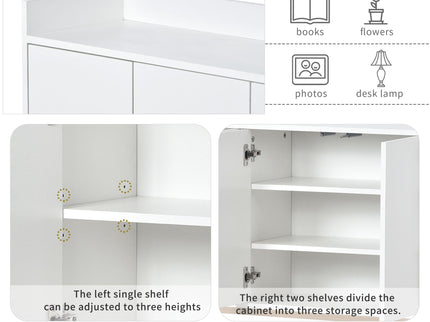 Modern Sideboard Elegant Buffet Cabinet With Large Storage Space For Dining Room, Entryway