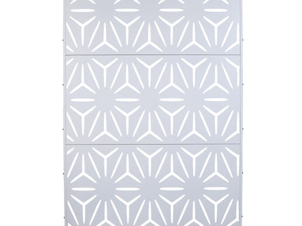 Outdoor & Indoor Metal Privacy Screen, Freestanding Decorative Panels