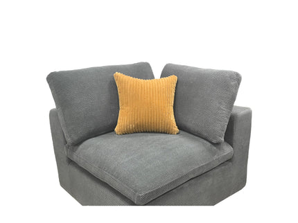 Custom Configuration Modular Sectional & Toss Pillows