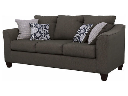 Ralston - Sofa With Accent Pillows - Gray