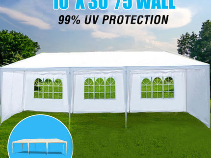 10X30' Wedding Party Canopy Tent Outdoor Gazebo With Removable Sidewalls