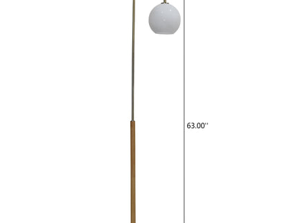 Tall Corner Floor Lamp For Living Room - White