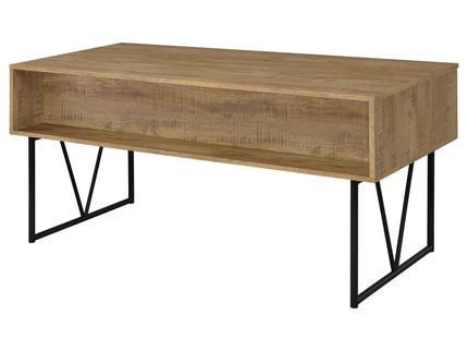 Vellun - 4 Drawer Writing Desk - Mango Color