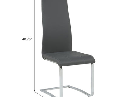 High Back Side Chairs Dining Chairs With Padded Upholstery (Set of 4)