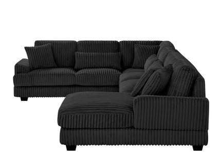 Oversized Sectional Sofa U - Shaped Sofa Couch Modern Sofa Upholstered In Soft With A Chaise Lounge For Living Room