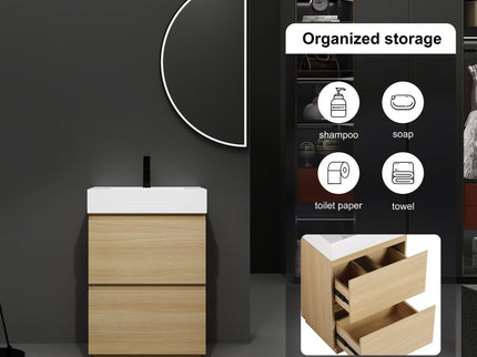 Modern Freestanding Bathroom Vanities With Single Sink Combo