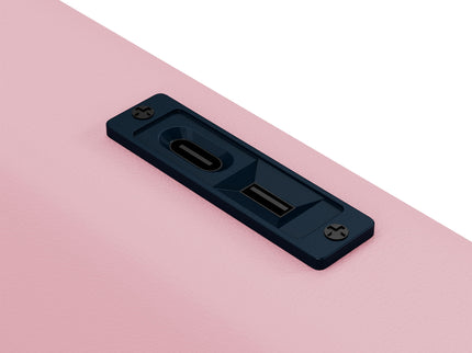 Platform Bed With Guardrail And Charging Station