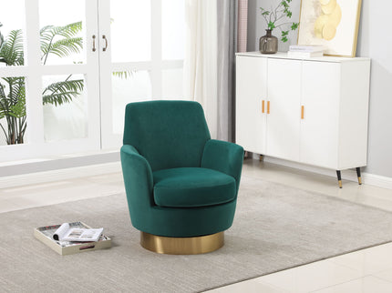 Teddy Swivel Barrel Chair, Swivel Accent Chairs Armchair For Living Room
