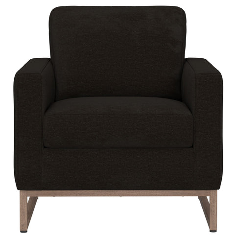 Accent Chair With Track Arm Design