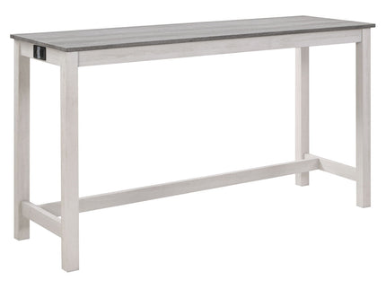 4 Piece Bar Table Set With Power Outlet