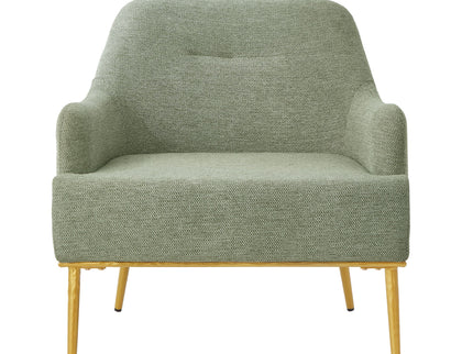 Modern Elegance Accent Chair With Curved Backrest