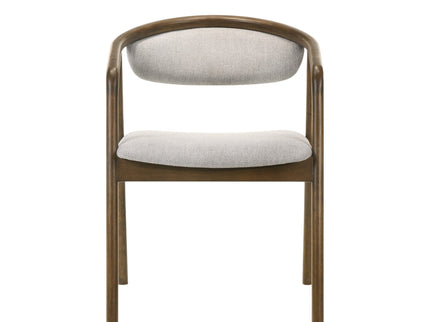 Delina - Side Chair - Gray / Walnut