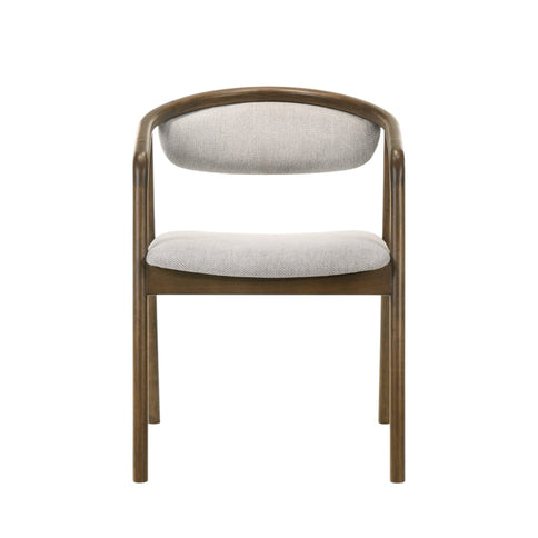 Delina - Side Chair - Gray / Walnut