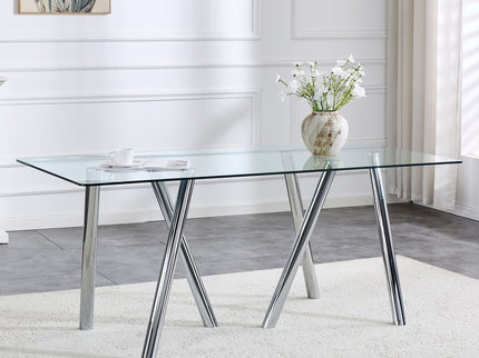 Dining Table With Transparent Surface