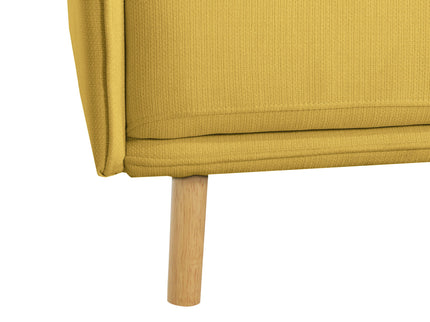 Modern Upholstered Accent Chair With Soft Cushions, Sleek Armrest Design