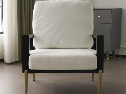 Modern Armchair With Solid Wood Frame