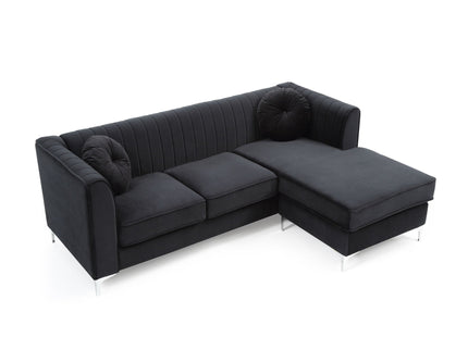 Delray - Micro Suede Sofa Chaise