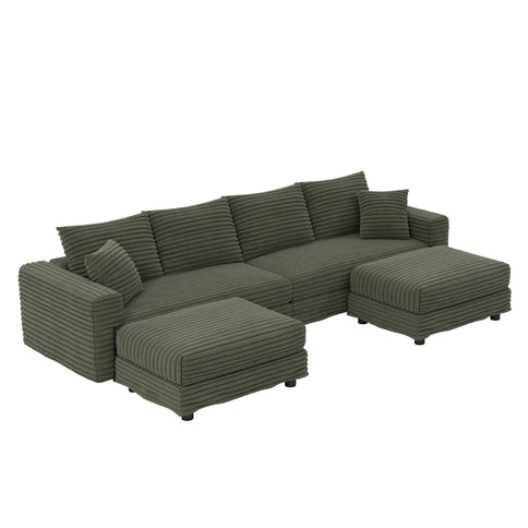 Modern Comfy Upholstered Sofa Cloud Couch & Deep Seat Couches