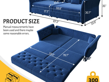 Oversize Pull Out Sofa Bed For Living Room