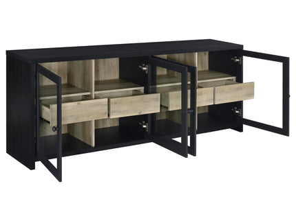 Kennison - 3 Piece Entertainment Center - Black