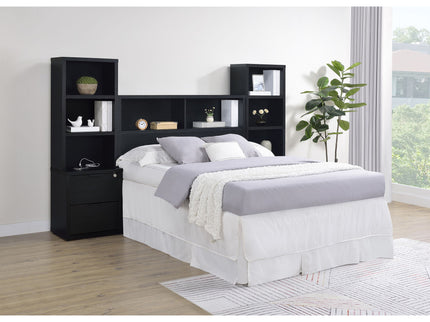 Geary - Bookcase Headboard With Open Cubbies