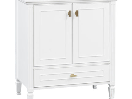 Freestanding Vanity With 1 Drawer & 2 Soft Close Doors With Door Mounted Storage
