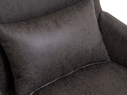 Leisure Chair With Curved Backrest