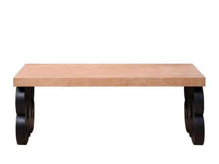Ornate Scroll Base Coffee Table