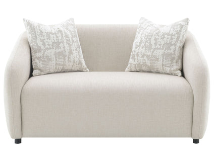 Etienne - Loveseat With 3 Pillows - Beige