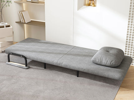 3 In 1 Convertible Folding Sofa Bed With Adjustable Backrest And Pillow