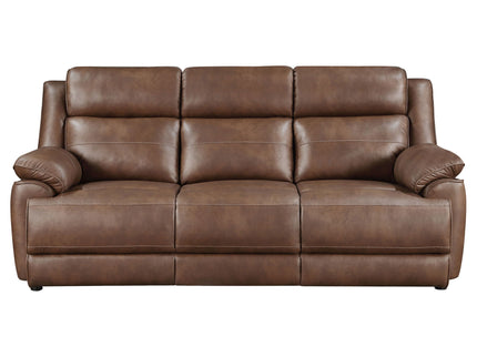 Worthington - Padded Arm Sofa - Dark Brown