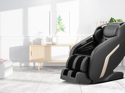 Massage Chair, Zero Gravity Shiatsu Massage Chairs Full Body And Recliner Sl-Track Massage Chair With Bluetooth Speaker, Anion, Thai Stretch, USB Charing, Heating And Foot Roller Massager - Black