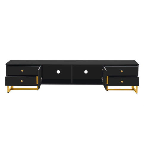 TV Stand With Storage For Living Room