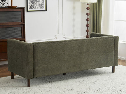 Upholstered Sofa Modern 3 Seater Sofa Couch With Tufted Design For Living Room
