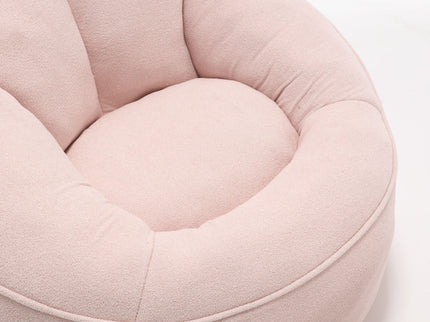 Bedding Bean Bag Sofa Chair High Pressure Foam With Footrest