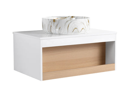 Floating Bathroom Vanity With Vessel Sink