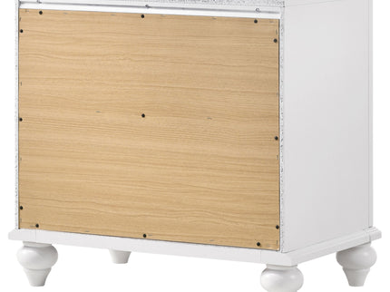 Barzini - 2 Drawer Nightstand Storage - White