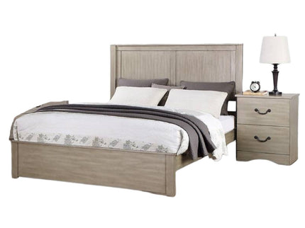 Bed With 2 Panel Headboard