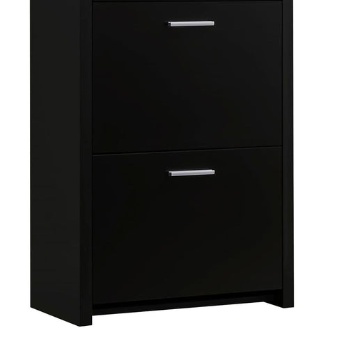3 Drawer Shoe Rack - Black