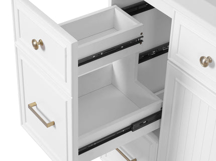 Bathroom Vanity With Sink, Soft Close Doors, Adjustable Shelves