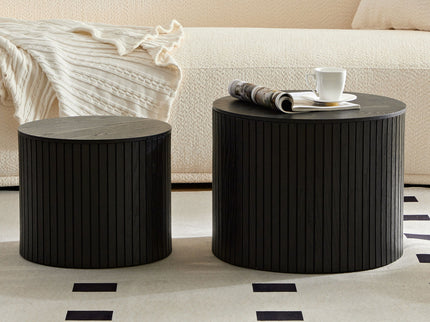 Handcrafted Nested Table Set, 2 Pieces